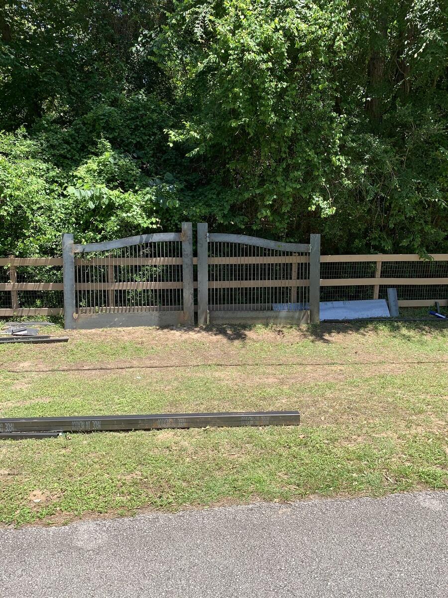 Ranch-style wood fence project