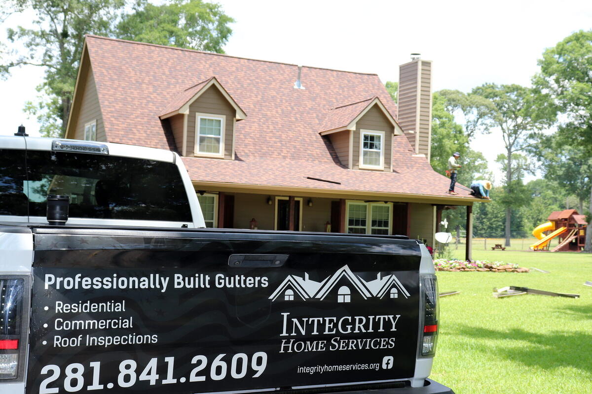 Integrity Home Services gutter project in Texas